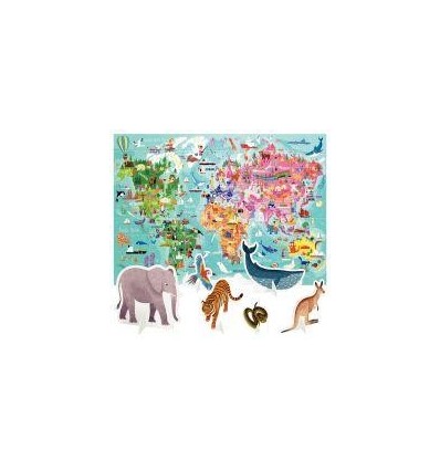 PUZZLE TOUR DU MONDE 108P CRT
