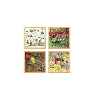 LOT 4PUZZ PROG BOIS METEO EXTR