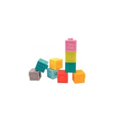 LOT 9 CUBES FORMES EMBOITABLES