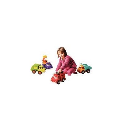 LOT 4 CAMIONS PLASTIQUE ASS