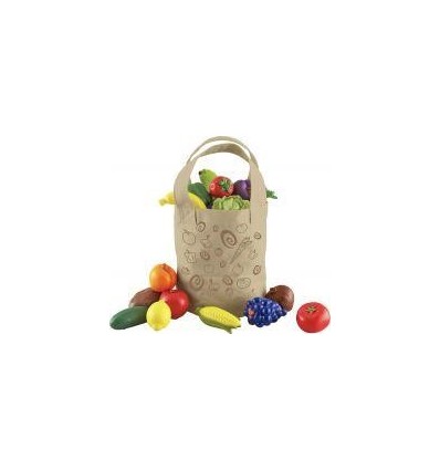 SAC EN TISSU+16 FRUITS/LEGUMES
