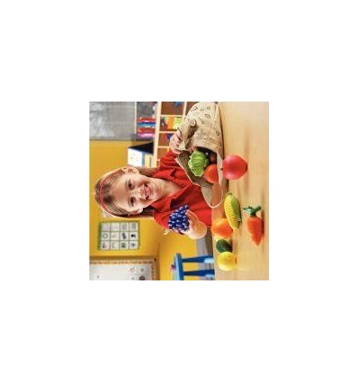 SAC EN TISSU+16 FRUITS/LEGUMES