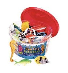 BARIL 60 POISSONS TROPICAUX