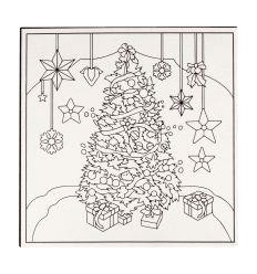 CARTON ENTOILE PREDESSIN SAPIN