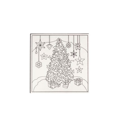 CARTON ENTOILE PREDESSIN SAPIN