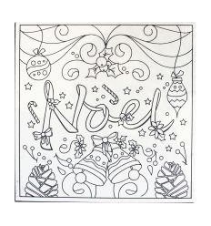 CARTON ENTOILE PREDESSIN NOEL