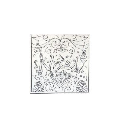 CARTON ENTOILE PREDESSIN NOEL