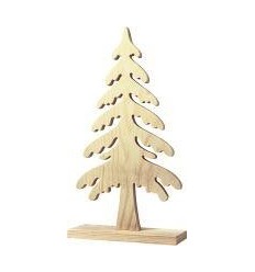 SAPIN BOIS A POSER H. 25CM 2