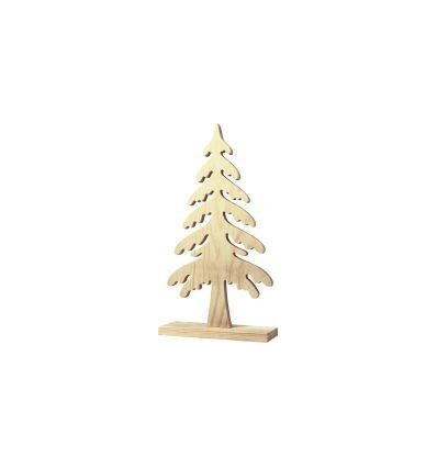 SAPIN BOIS A POSER H. 25CM