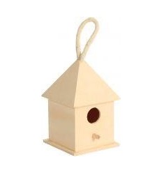 LOT 5 NICHOIRS OISEAUX BOIS 2