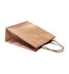 LOT 20SAC KRAFT BRUN 18X21X8CM