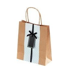 LOT 20SAC KRAFT BRUN 18X21X8CM 2