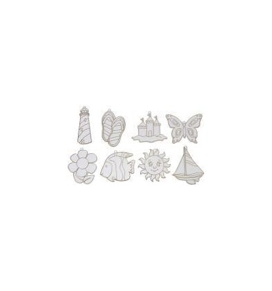 LOT 24 VITRAUX PLAST DECO ASS