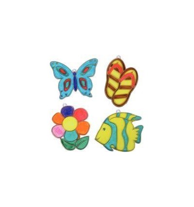 LOT 24 VITRAUX PLAST DECO ASS