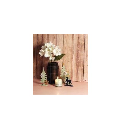 PLANCHE DECOR FORET NOEL BOIS