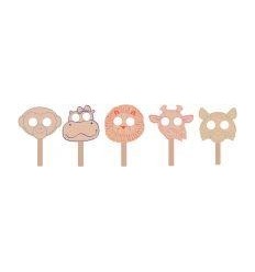 LOT 10 MASQUES BOIS ANIMAUX 2
