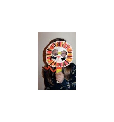 LOT 10 MASQUES BOIS ANIMAUX