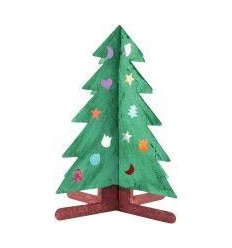 LOT 10 MAXI SAPIN CRT BLC 46CM