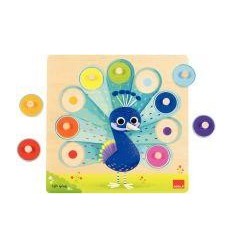 ENCAST BOUTON 9P PAON COULEURS