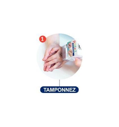 TAMPON CORONA LAVABLE P/MAINS