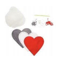PACK 30 COEURS FEUTRINE/COUDRE 2