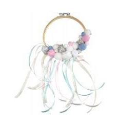 SAC 200 POMPON PASTEL ASS