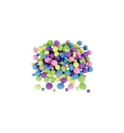 SAC 200 POMPON PASTEL ASS