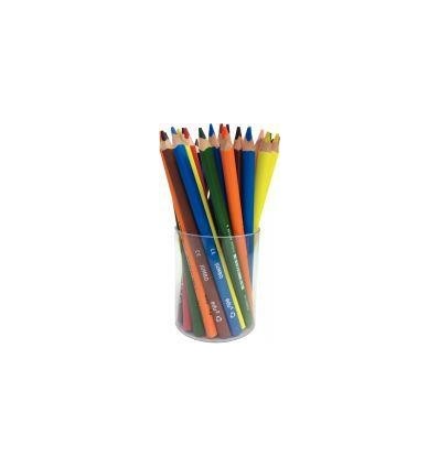 POT 36 CRAYONS  JUMBO TRI