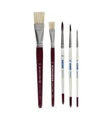 BL 3PINCEAUX + 2BROSSES PLATES