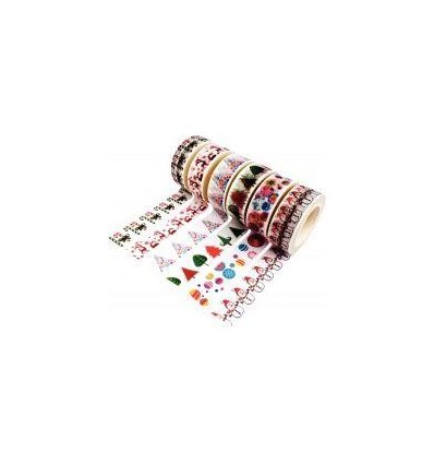 LOT 6 RUBANS ADH NOEL ASS