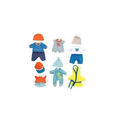 LOT 6 TENUES GARCON 21 CM