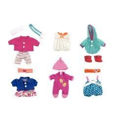 LOT 6 TENUES FILLE 21 CM