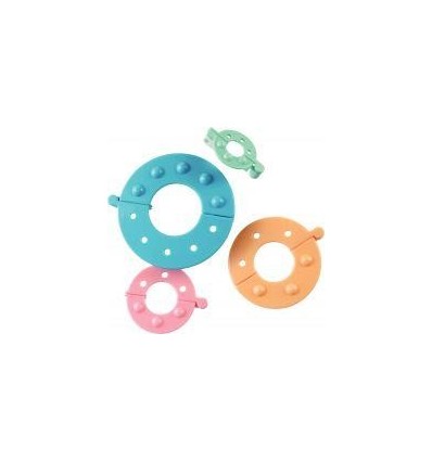 OUTILS A POMPONS 4 TAILLES ASS