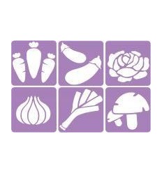 PQ 6 POCHOIR PLAST POTAGER