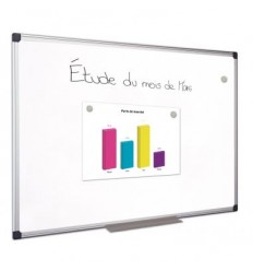 Tableau blanc tôle laquée... 2