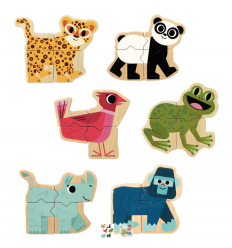 Lot de 6 puzzles...