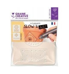 LOT 4 GABARIT MANDALA SLOW&ART 2