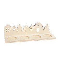 LONG BOUGEOIR VILLAG NOEL BOIS 2