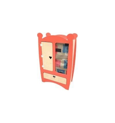 ARMOIRE VETEMENT POUPEE BOIS