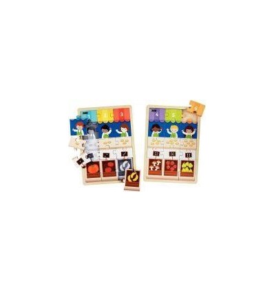 PUZZLES LES QUANTITES DE 1 A 6