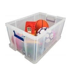 BOITE DE RANGEMENT 70L TRANSP