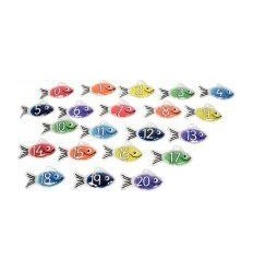 BTE 21 POISSONS CHIFFRES GEL