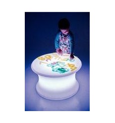 TABLE RONDE LUMINEUSE D.70CM