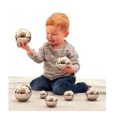 BTE 7 BALLES ARGENT SONORES