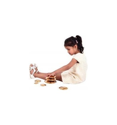 BTE 7 GALETS OR T.ASS