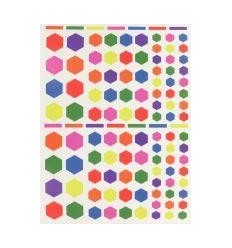 POCH 624 GOMMETTE HEXAGON ASS 2