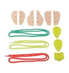 FRUITS A LACER 9PCS + 3 LACETS