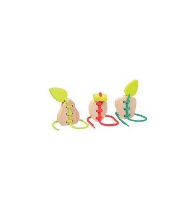 FRUITS A LACER 9PCS + 3 LACETS