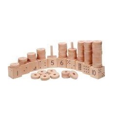 LES CHIFFRES EN BOIS A EMPILER