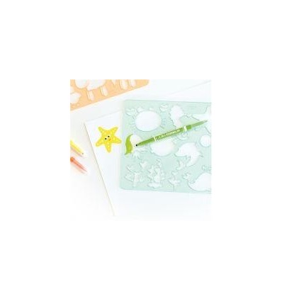 LOT 6 POCHOIRS ANIMAUX+MODELE